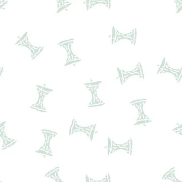 Apple core glyph vector seamless pattern Иллюстрация