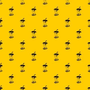 Apple core pattern 库存插图