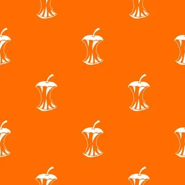 Apple core pattern seamless 库存插图
