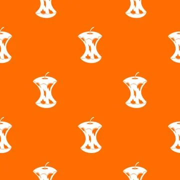 Apple core pattern seamless Stock Illustration