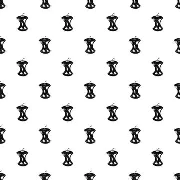 Apple core pattern vector 库存插图