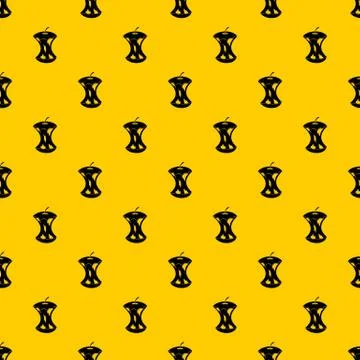 Apple core pattern vector 库存插图
