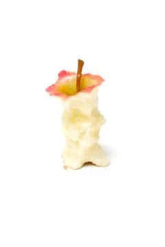Apple core Stock Photos