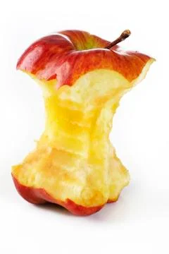 Apple core Stock Photos