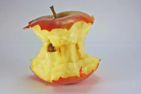 Apple core Stock Photos