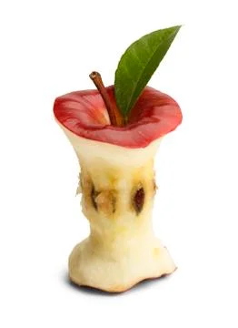 Apple Core Stock Photos