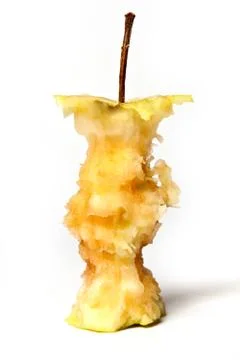 Apple core Stock Photos