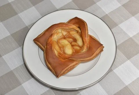 Apple Croissant Foto stock
