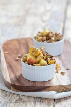 Apple Crumble Stock Photos