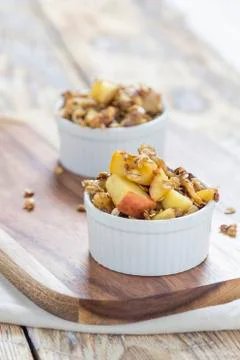 Apple Crumble Stock Photos