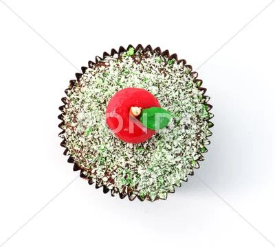 Apple Cupcake Stock Photos