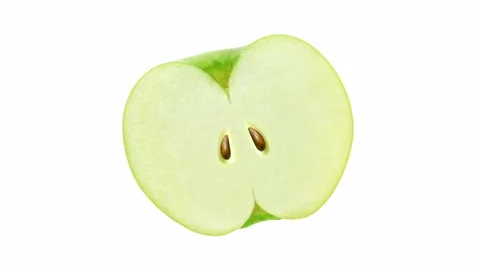 Apple cut, core close-up 스톡 동영상 166859104