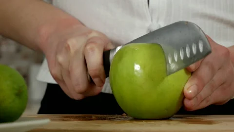 Apple cut Stock Footage 169813419