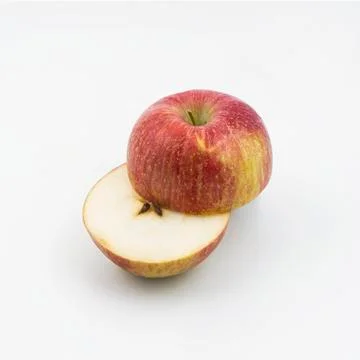 The apple cut Stock Photos