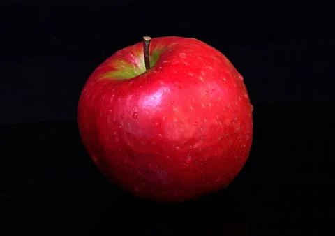 Apple on a dark background Foto stock