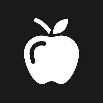 Apple dark mode glyph ui icon 스톡 일러스트