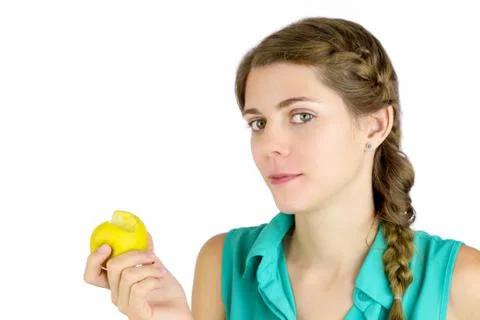 An apple a day... Stock Photos