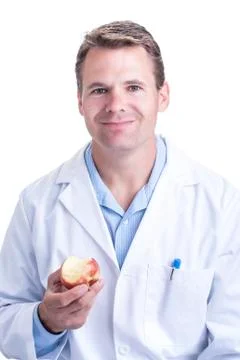 An apple a day... Stock Photos