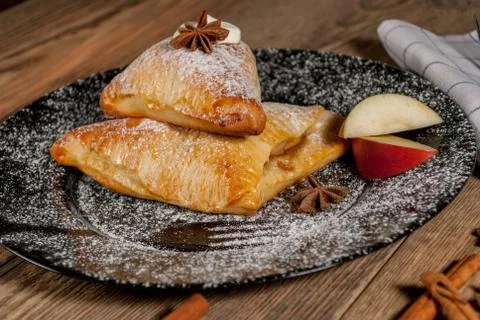 Apple dessert Stock Photos