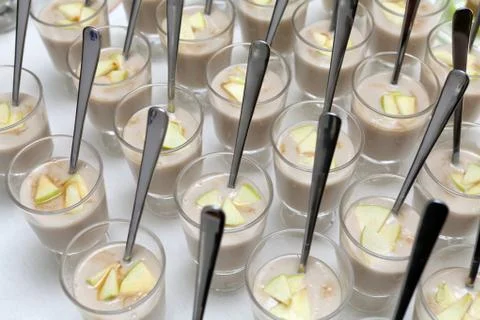 Apple dessert Stock Photos