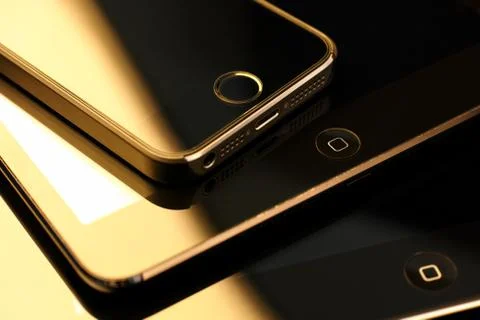 Apple devices Stock Photos