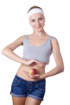 Apple diet Stock Photos