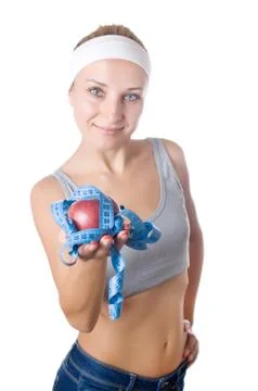 Apple diet Stock Photos