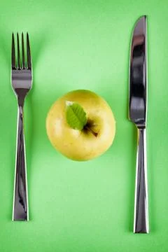 Apple diet Stock Photos