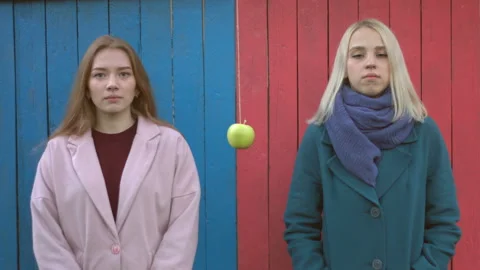 Apple of discord. Stock-Footage 97451376