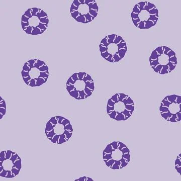 Apple dried fruit glyph vector seamless pattern Stock Illustration