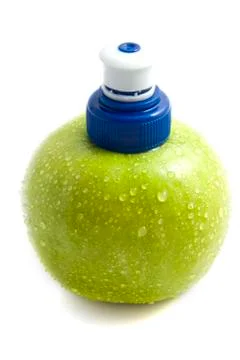 Apple drink Stock Photos