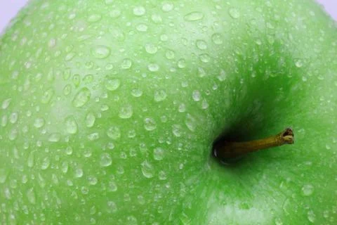 Apple with Droplets Stock Photos