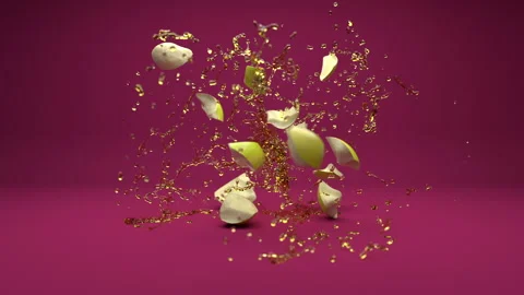 Apple explosion. 動画素材 131163376