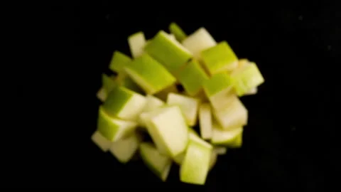 Apple explosion in slow motion Stock Footage 150979106