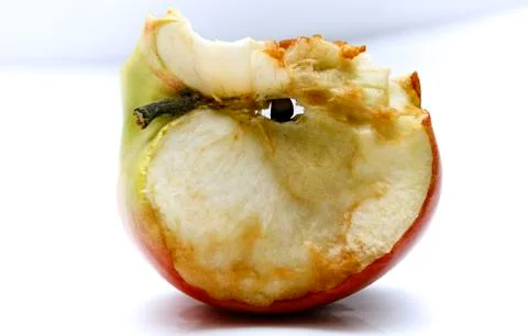 Apple as the eye Stock Photos