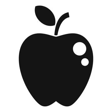 Apple food icon simple vector. Diet food Illustrazione stock