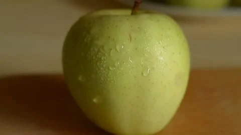 Apple fresh close-up Stock Footage 186995270