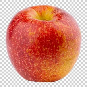 Apple. Fresh red apple isolated on white background. Stock Photos