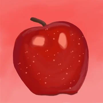 Apple fruit background illustration Stock Illustration