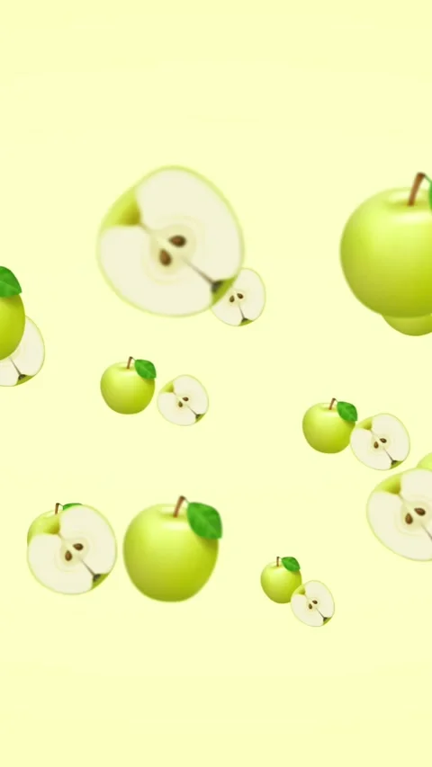 Apple fruit background video Stock-Footage 279146782