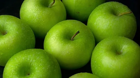 Apple fruit, green apple Video stock 238419757