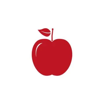 Apple, fruit icon. Vector illustration, flat design. Stock Illustration