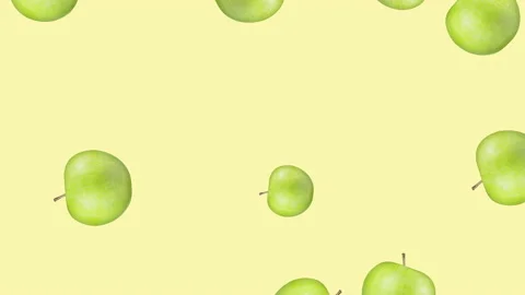 Apple fruit motion design animation Stock Footage 169399159