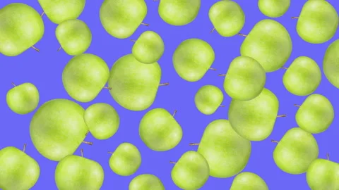 Apple fruit motion design animation Stock Footage 169400431