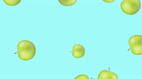 Apple fruit motion design animation Stock Footage 169733732