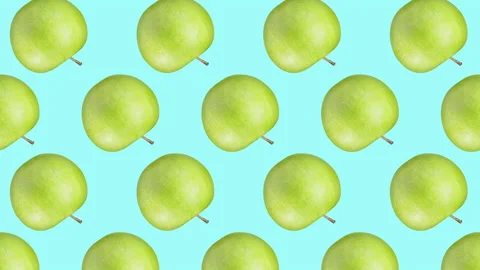 Apple fruit motion design animation Stock Footage 169733935