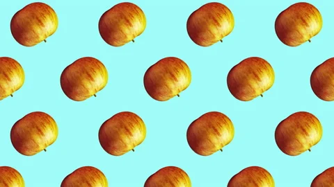 Apple fruit motion design animation Stock Footage 171019648