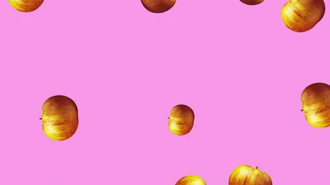 Apple fruit motion design animation Stock Footage 172105800
