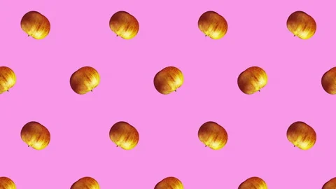 Apple fruit motion design animation Stock Footage 172106105