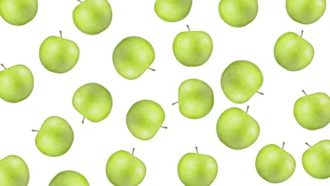 Apple fruit motion design animation Stock Footage 172137588